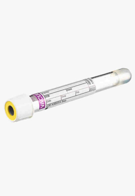 VACUETTE® Tube, 5ml, K2E K2EDTA Separator, 13x100, White Cap-Yellow Ring, Non Ridged