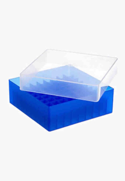 Polypropylene Cryo Rack with Lid, Blue