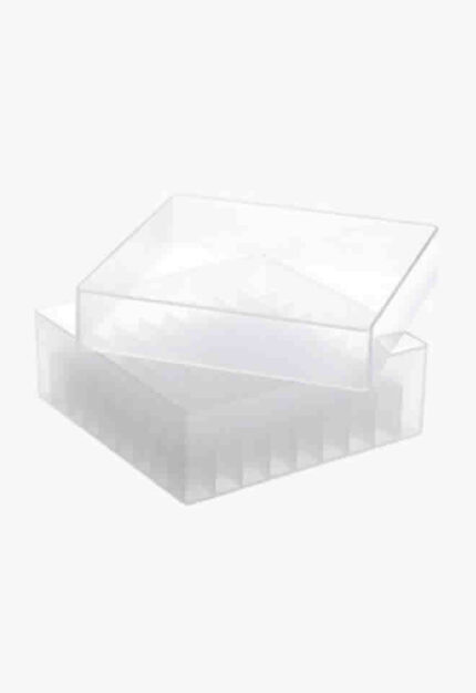 Polypropylene Cryo Rack with Lid, Natural